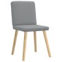 Sillas de comedor giratorias 2 unidades tela gris claro de , Sillas de comedor - Ref: Foro24-4101197, Precio: 101,95 €, Descu...