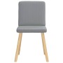 Sillas de comedor giratorias 2 unidades tela gris claro de , Sillas de comedor - Ref: Foro24-4101197, Precio: 101,95 €, Descu...