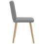 Sillas de comedor giratorias 2 unidades tela gris claro de , Sillas de comedor - Ref: Foro24-4101197, Precio: 101,95 €, Descu...