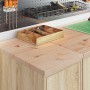 Armarios 2 uds para garaje madera de ingeniería roble sonoma de , Armarios industriales - Ref: Foro24-3328289, Precio: 71,96 ...