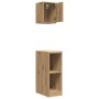 Armarios 2 uds para garaje madera ingeniería artesanal roble de , Armarios industriales - Ref: Foro24-3328268, Precio: 68,67 ...