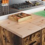 Armarios 2 uds para garaje madera ingeniería roble ahumado de , Armarios industriales - Ref: Foro24-3328318, Precio: 88,84 €,...