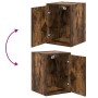 Armarios 2 uds para garaje madera ingeniería roble ahumado de , Armarios industriales - Ref: Foro24-3328318, Precio: 88,84 €,...