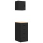Armarios 2 uds para garaje madera de ingeniería negro de , Armarios industriales - Ref: Foro24-3328324, Precio: 119,60 €, Des...