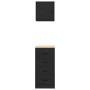 Armarios 2 uds para garaje madera de ingeniería negro de , Armarios industriales - Ref: Foro24-3328324, Precio: 119,60 €, Des...