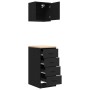 Armarios 2 uds para garaje madera de ingeniería negro de , Armarios industriales - Ref: Foro24-3328324, Precio: 119,60 €, Des...