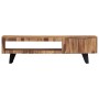 Mueble para TV madera maciza de acacia 140x30x40 cm en Muebles TV | Comprar online en Foru.es