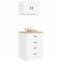 Armarios 2 uds para garaje madera de ingeniería blanco de , Armarios industriales - Ref: Foro24-3328332, Precio: 139,54 €, De...