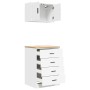 Armarios 2 uds para garaje madera de ingeniería blanco de , Armarios industriales - Ref: Foro24-3328332, Precio: 139,54 €, De...