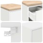 Armarios 2 uds para garaje madera de ingeniería blanco de , Armarios industriales - Ref: Foro24-3328332, Precio: 139,54 €, De...