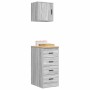 Armarios 2 uds para garaje madera de ingeniería ris hormigón de , Armarios industriales - Ref: Foro24-3328326, Precio: 105,79...