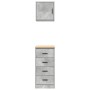 Armarios 2 uds para garaje madera de ingeniería ris hormigón de , Armarios industriales - Ref: Foro24-3328326, Precio: 105,79...