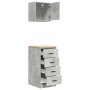 Armarios 2 uds para garaje madera de ingeniería ris hormigón de , Armarios industriales - Ref: Foro24-3328326, Precio: 105,79...