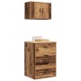 Armarios 2 uds para garaje madera ingeniería antigua madera de , Armarios industriales - Ref: Foro24-3328339, Precio: 130,39 ...