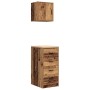 Armarios 2 uds para garaje madera ingeniería antigua madera de , Armarios industriales - Ref: Foro24-3328330, Precio: 106,00 ...