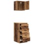Armarios 2 uds para garaje madera ingeniería antigua madera de , Armarios industriales - Ref: Foro24-3328330, Precio: 106,00 ...