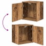 Armarios 2 uds para garaje madera ingeniería antigua madera de , Armarios industriales - Ref: Foro24-3328330, Precio: 106,00 ...