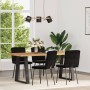 Sillas de comedor 4 unidades terciopelo negro de , Sillas de comedor - Ref: Foro24-3315292, Precio: 163,05 €, Descuento: %
