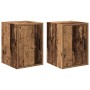 Armarios de pared 2 uds para garaje madera antigua madera de , Armarios industriales - Ref: Foro24-860622, Precio: 42,60 €, D...