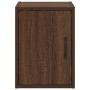 Armarios de pared 2 uds para garaje madera marrón roble de , Armarios industriales - Ref: Foro24-860620, Precio: 44,41 €, Des...