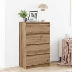 Aparador de madera de ingeniería roble artisan 60x35x98,5 cm de , Aparadores - Ref: Foro24-861129, Precio: 111,20 €, Descuent...