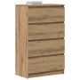 Aparador de madera de ingeniería roble artisan 60x35x98,5 cm de , Aparadores - Ref: Foro24-861129, Precio: 111,20 €, Descuent...