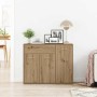 Aparador madera de ingeniería roble artisian 88x30x70 cm de , Aparadores - Ref: Foro24-861141, Precio: 103,12 €, Descuento: %