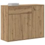 Aparador madera de ingeniería roble artisian 88x30x70 cm de , Aparadores - Ref: Foro24-861141, Precio: 103,12 €, Descuento: %