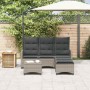 Set de sofás de jardín en forma de L con cojines 3 pzas gris de , Conjuntos de jardín - Ref: Foro24-3328640, Precio: 389,56 €...