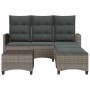 Set de sofás de jardín en forma de L con cojines 3 pzas gris de , Conjuntos de jardín - Ref: Foro24-3328640, Precio: 389,56 €...