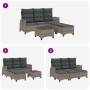 Set de sofás de jardín en forma de L con cojines 3 pzas gris de , Conjuntos de jardín - Ref: Foro24-3328640, Precio: 389,56 €...