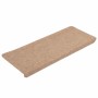 Alfombrilla autoadhesiva escalera 30 uds beige 65x24,5x3,5 cm de , Alfombrillas para escalones - Ref: Foro24-3365898, Precio:...