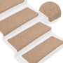 Alfombrilla autoadhesiva escalera 30 uds beige 65x24,5x3,5 cm de , Alfombrillas para escalones - Ref: Foro24-3365898, Precio:...