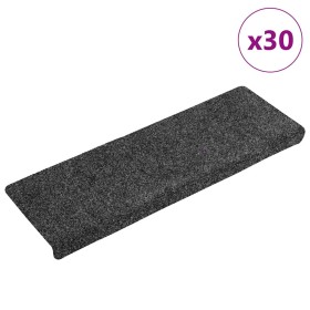 Alfombrilla autoadhesiva escalera 30 uds gris 65x21x4 cm de , Alfombrillas para escalones - Ref: Foro24-3365692, Precio: 80,7...