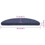 Alfombrilla autoadhesiva escalera 30 uds azul 56x17x3 cm de , Alfombrillas para escalones - Ref: Foro24-3365684, Precio: 78,0...