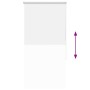 Estor Enrollable Opaco Blanco 80x175 cm Tela Ancho 75,7 cm de , Persianas y estores - Ref: Foro24-4011930, Precio: 18,15 €, D...