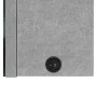 Armario de baño con espejo LED gris hormigón 62x14x60 cm de vidaXL, Tocadores de baño - Ref: Foro24-326518, Precio: 108,54 €,...