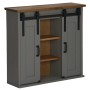 Armario colgante HALDEN 2 puerta correderas 75x22,5x70 cm gris de , Armarios de cocina - Ref: Foro24-4018443, Precio: 133,54 ...