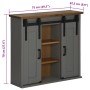 Armario colgante HALDEN 2 puerta correderas 75x22,5x70 cm gris de , Armarios de cocina - Ref: Foro24-4018443, Precio: 133,54 ...