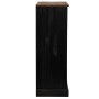 Vinoteca HALDEN con botelleros y puerta corredera negro pino de , Armarios para vino y licores - Ref: Foro24-4018448, Precio:...
