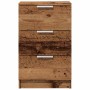 Mesita de noche madera de ingeniería envejecida 40x36x65 cm de , Mesitas de noche - Ref: Foro24-856932, Precio: 57,14 €, Desc...