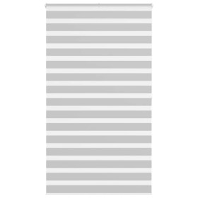Estor cebra gris claro 135x200cm tejido ancho 130,9cm poliéster de , Persianas y estores - Ref: Foro24-4014476, Precio: 34,73...