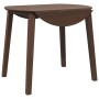 Mesa de comedor de madera maciza de caucho marrón de , Mesas de cocina y de comedor - Ref: Foro24-4102528, Precio: 153,17 €, ...