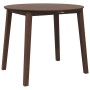 Mesa de comedor de madera maciza de caucho marrón de , Mesas de cocina y de comedor - Ref: Foro24-4102528, Precio: 153,17 €, ...
