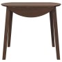 Mesa de comedor de madera maciza de caucho marrón de , Mesas de cocina y de comedor - Ref: Foro24-4102528, Precio: 153,17 €, ...