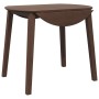 Mesa de comedor de madera maciza de caucho marrón de , Mesas de cocina y de comedor - Ref: Foro24-4102528, Precio: 153,17 €, ...