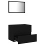 Juego de muebles de baño 2 pzas madera contrachapada negro de vidaXL, Muebles de baño - Ref: Foro24-804873, Precio: 62,59 €, ...