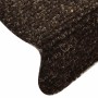 Alfombrilla autoadhesiva escalera 20 uds marrón oscuro de , Alfombrillas para escalones - Ref: Foro24-3365673, Precio: 43,96 ...