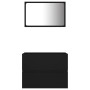Juego de muebles de baño 2 pzas madera contrachapada negro de vidaXL, Muebles de baño - Ref: Foro24-804873, Precio: 62,59 €, ...