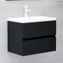 Juego de muebles de baño 2 pzas madera contrachapada negro de vidaXL, Muebles de baño - Ref: Foro24-804873, Precio: 62,59 €, ...